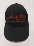A&B Black Trucker Dad Hat (Women & Big kids) Snapback Up to size 7 1/2