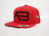 SALE!!!!! A&B 3D PUFF STITCHING SNAPBACK W / AB PIN Icicle will not restock...