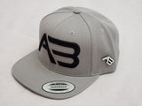 SALE!!!!! A&B 3D PUFF STITCHING SNAPBACK W / AB PIN Icicle will not restock...