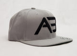 SALE!!!!! A&B 3D PUFF STITCHING SNAPBACK W / AB PIN Icicle will not restock...