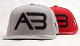 SALE!!!!! A&B 3D PUFF STITCHING SNAPBACK W / AB PIN Icicle will not restock...