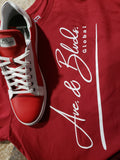 A&B Signature Tshirt (Cardinal Red)
