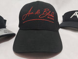 A&B Black Trucker Dad Hat (Women & Big kids) Snapback Up to size 7 1/2