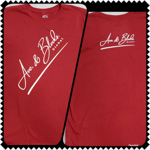 A&B Signature Tshirt (Cardinal Red)